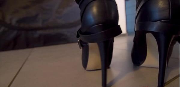  Mistress Boots with High Heels (POV) - Mistress Kym